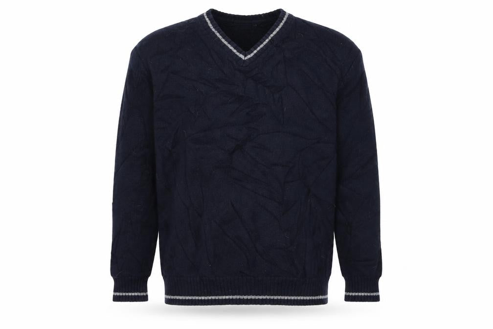 Mens UK Size M Easy Blue Pullover Jumper