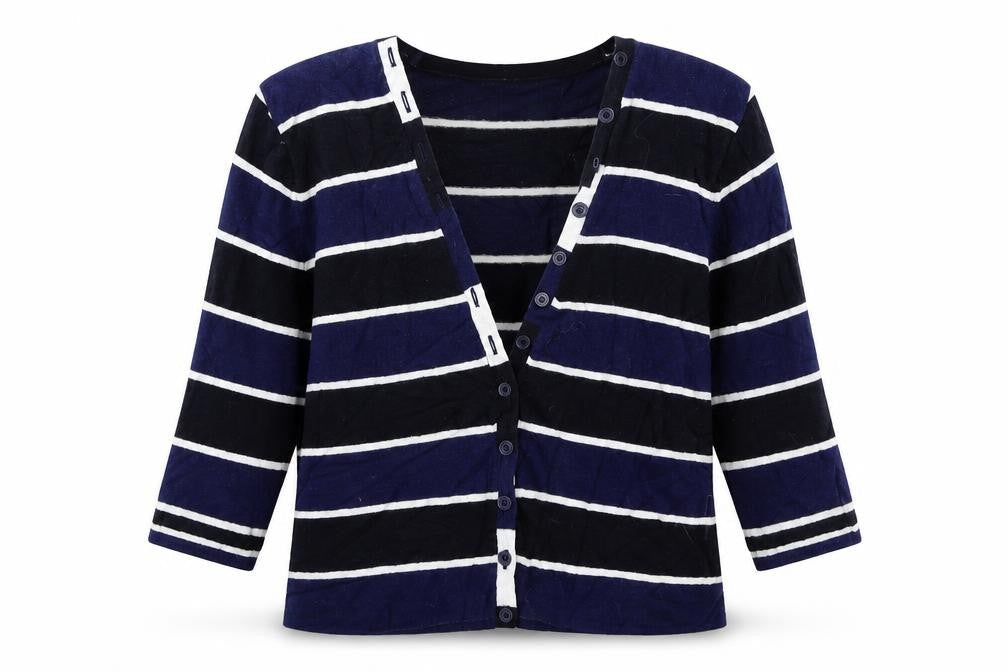 Womens UK Size M Precis Blue Cardigan Jumper