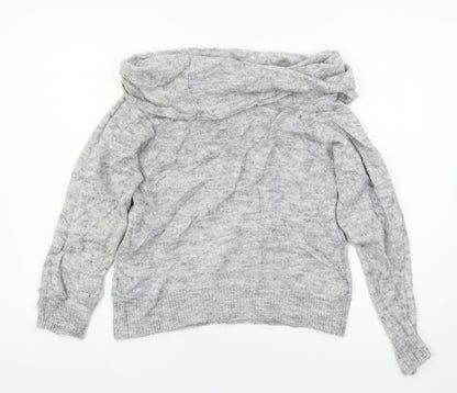 Womens UK Size XS Divided by H&M Grey Pullover Jumper