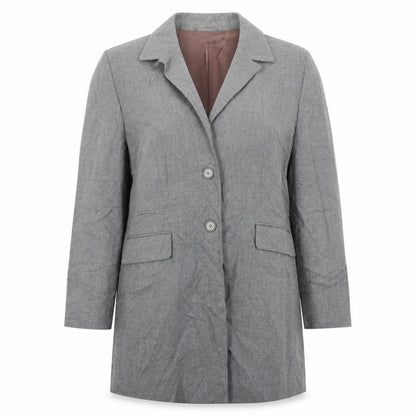 Bianca Womens Grey   Jacket Suit Jacket Size 16  - ombre