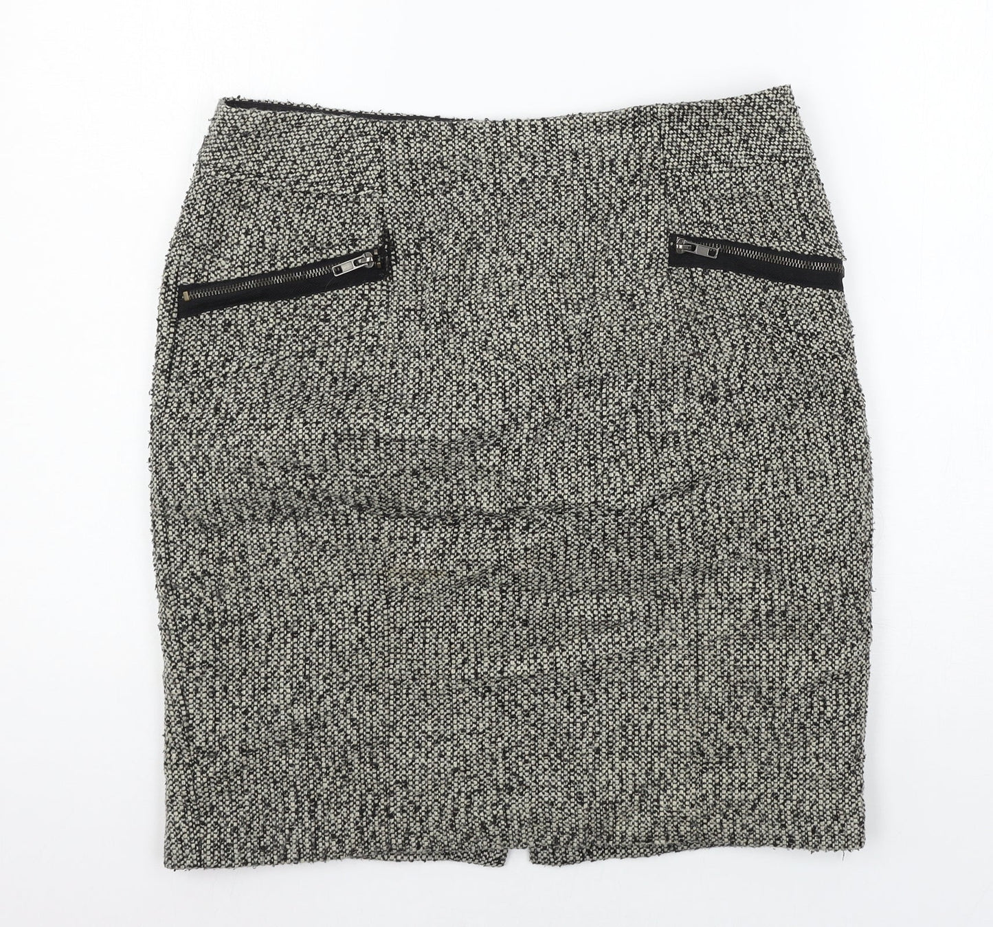 FOREVER 21 Womens Grey   A-Line Skirt Size L