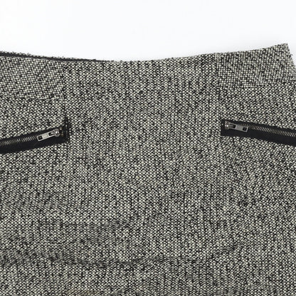 FOREVER 21 Womens Grey   A-Line Skirt Size L