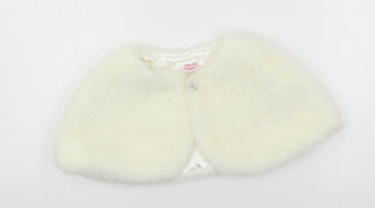 Additional front view of Flora girls’ ivory scarf scarves & wraps one size