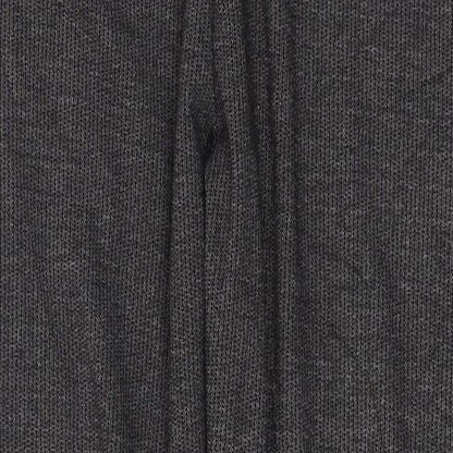 TU Womens Grey Striped Jersey Trousers  Size 10 L28 in