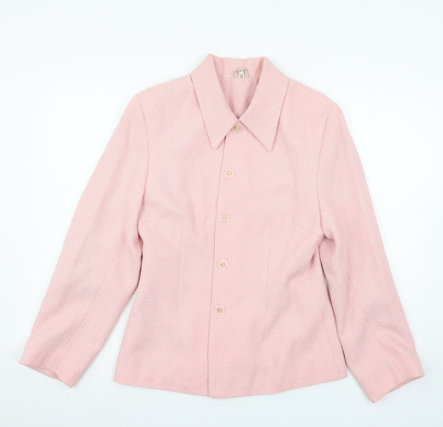 Preworn Womens Pink   Pea Coat Coat Size 10
