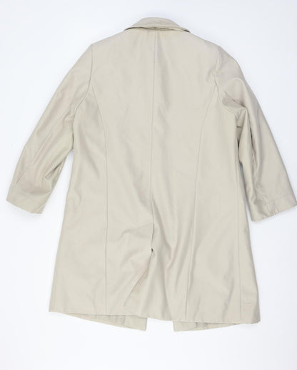 Womens UK Size S Bonmarché Grey Overcoat