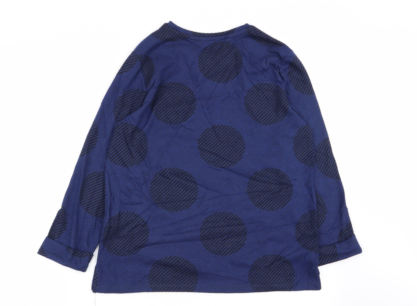 Womens UK Size 12 M&S Blue Basic T-Shirt
