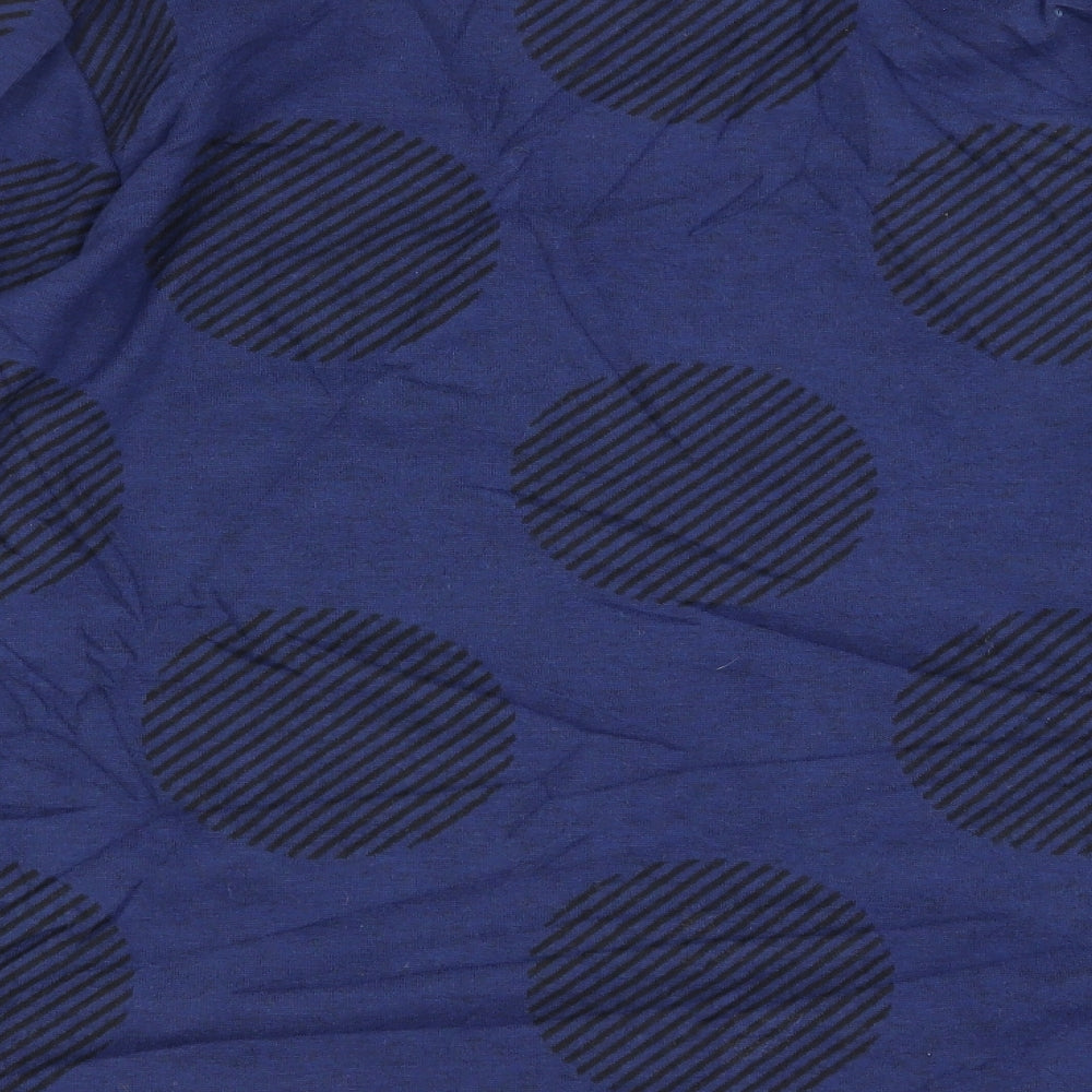 Womens UK Size 12 M&S Blue Basic T-Shirt
