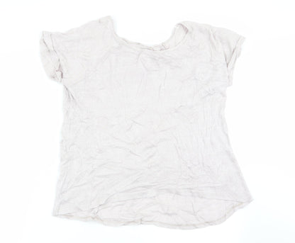 Womens UK Size 14 Matalan Pink Basic T-Shirt