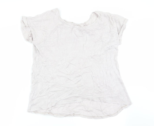 Womens UK Size 14 Matalan Pink Basic T-Shirt