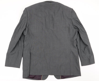 Mens UK Size S chester Regular Grey Suit Jacket
