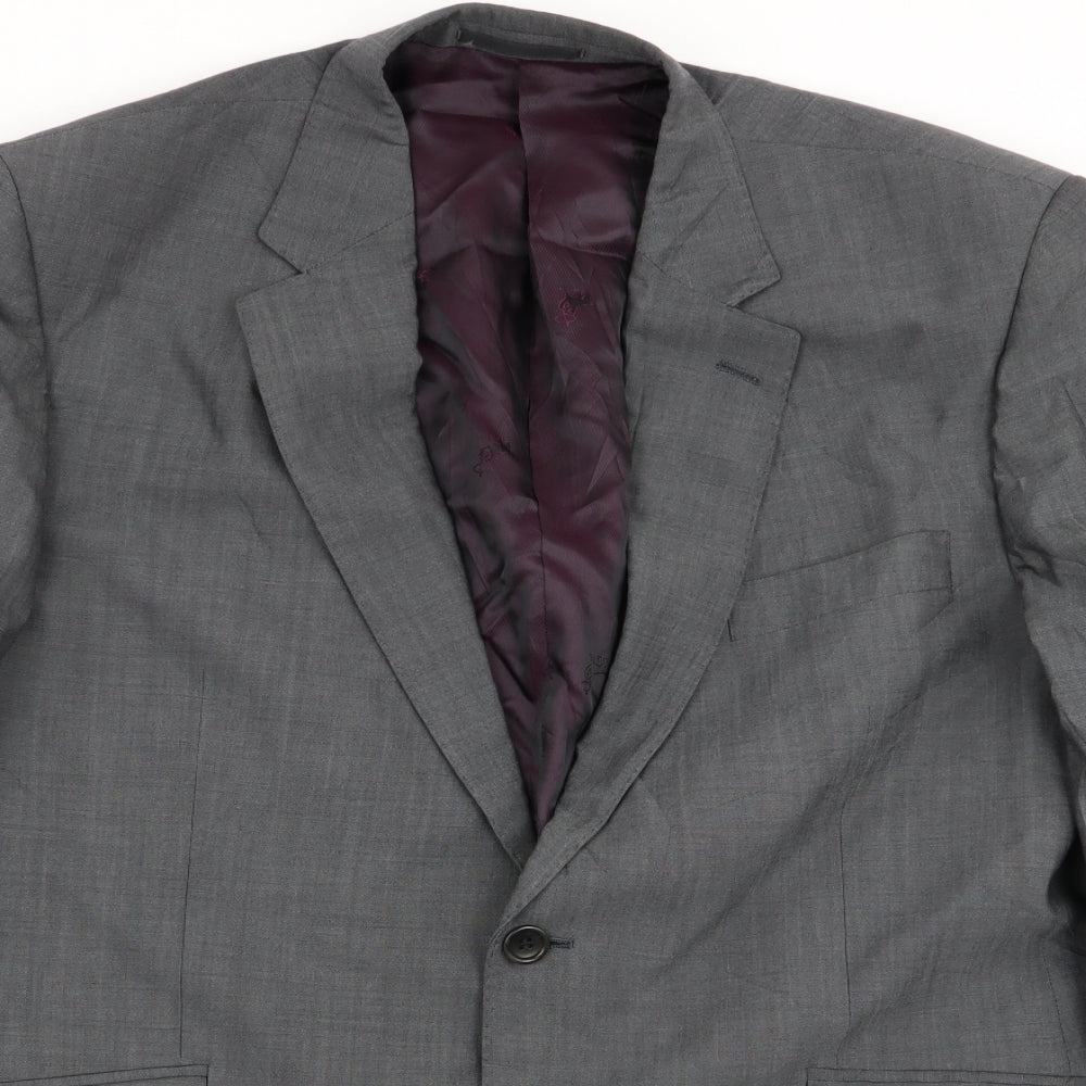 Mens UK Size S chester Regular Grey Suit Jacket