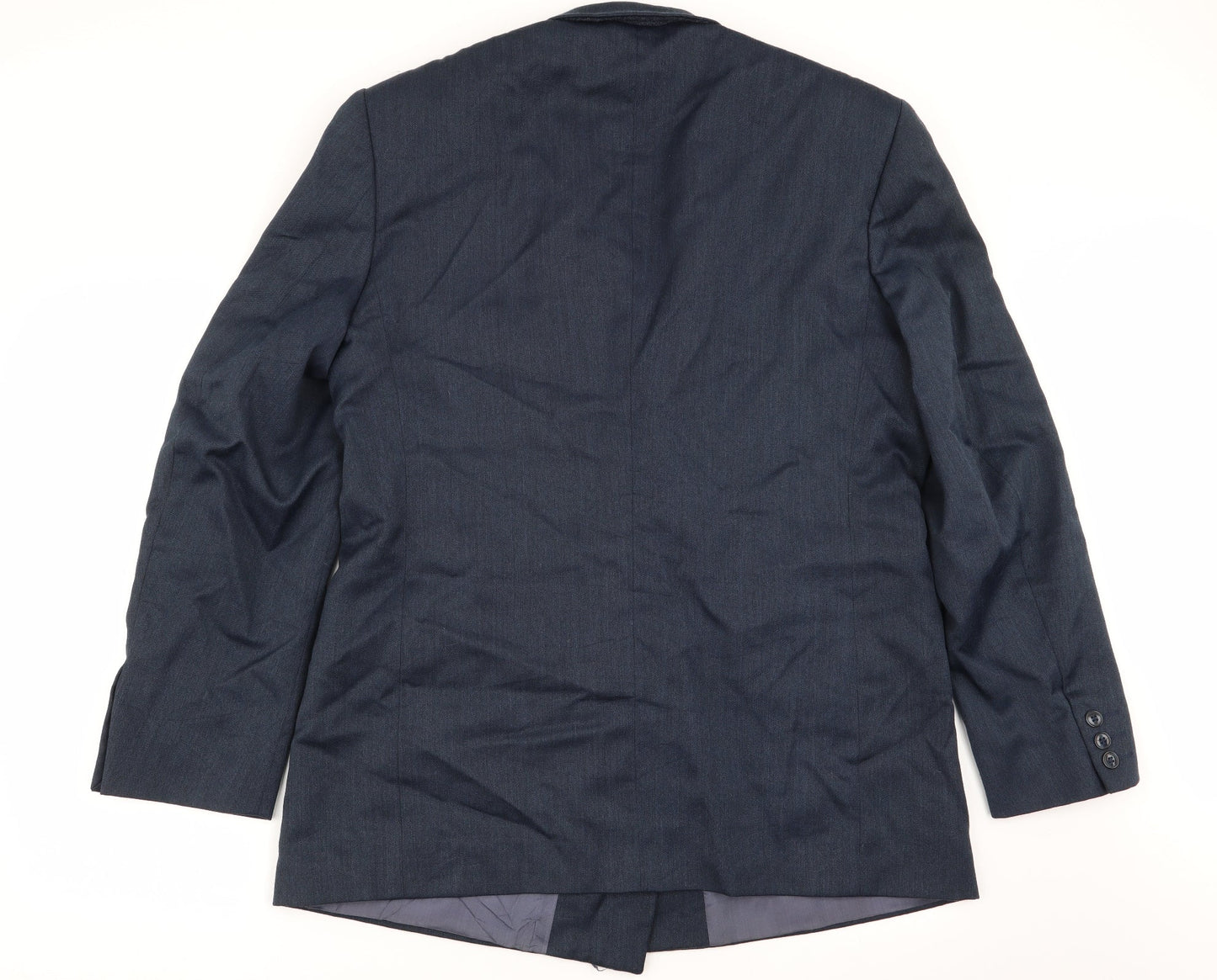 Mens UK Size L Sergio Rossi Regular Blue Suit Jacket