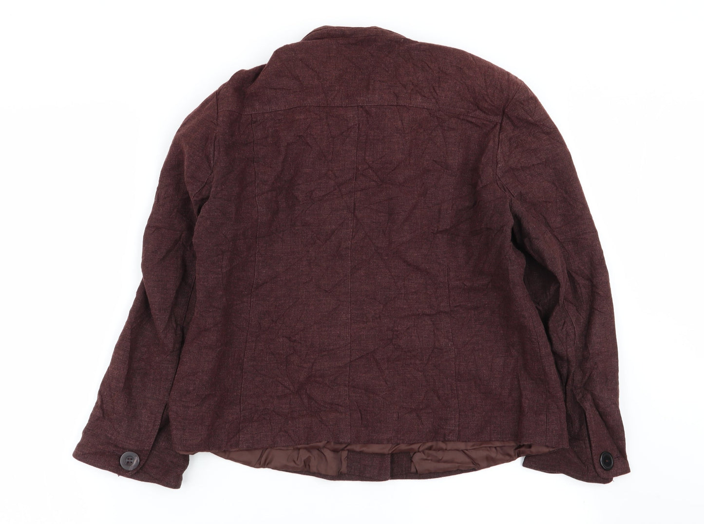 Womens UK Size 14 M&Co Brown Jacket