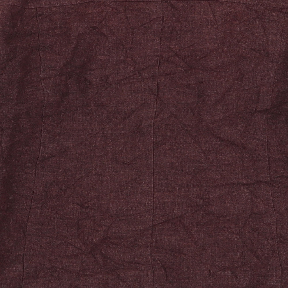 Womens UK Size 14 M&Co Brown Jacket
