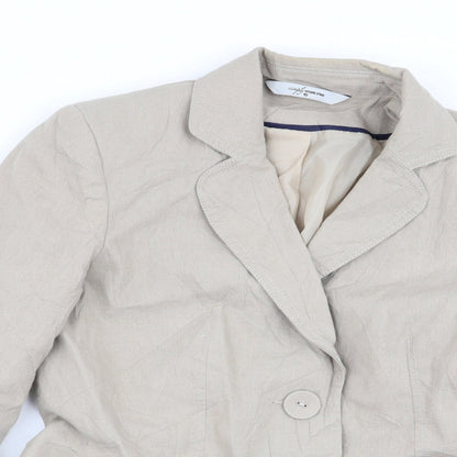 Simply Stock Shop Womens Beige   Jacket Blazer Size 10
