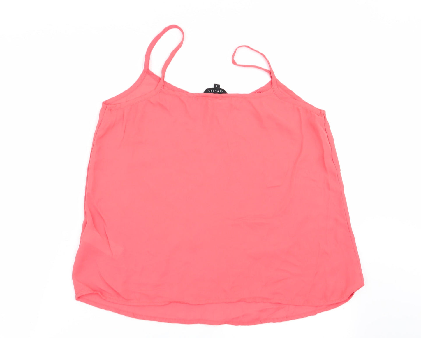Womens UK Size 12 New Look Orange Camisole Tank