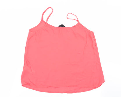 Womens UK Size 12 New Look Orange Camisole Tank