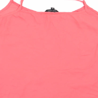 Womens UK Size 12 New Look Orange Camisole Tank