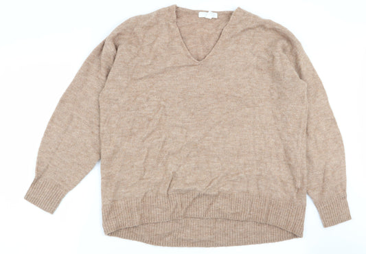 Womens UK Size M H&M Beige Pullover Jumper