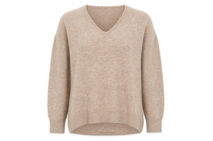 Womens UK Size M H&M Beige Pullover Jumper
