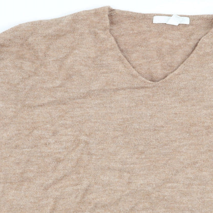 Womens UK Size M H&M Beige Pullover Jumper