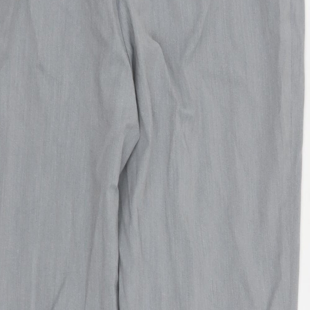 Womens UK Size 12 M&S Regular Fit  Grey Trousers