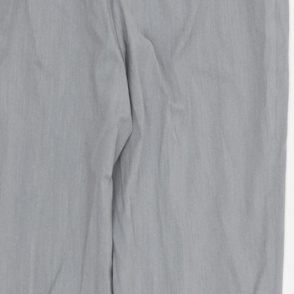 Womens UK Size 12 M&S Regular Fit  Grey Trousers
