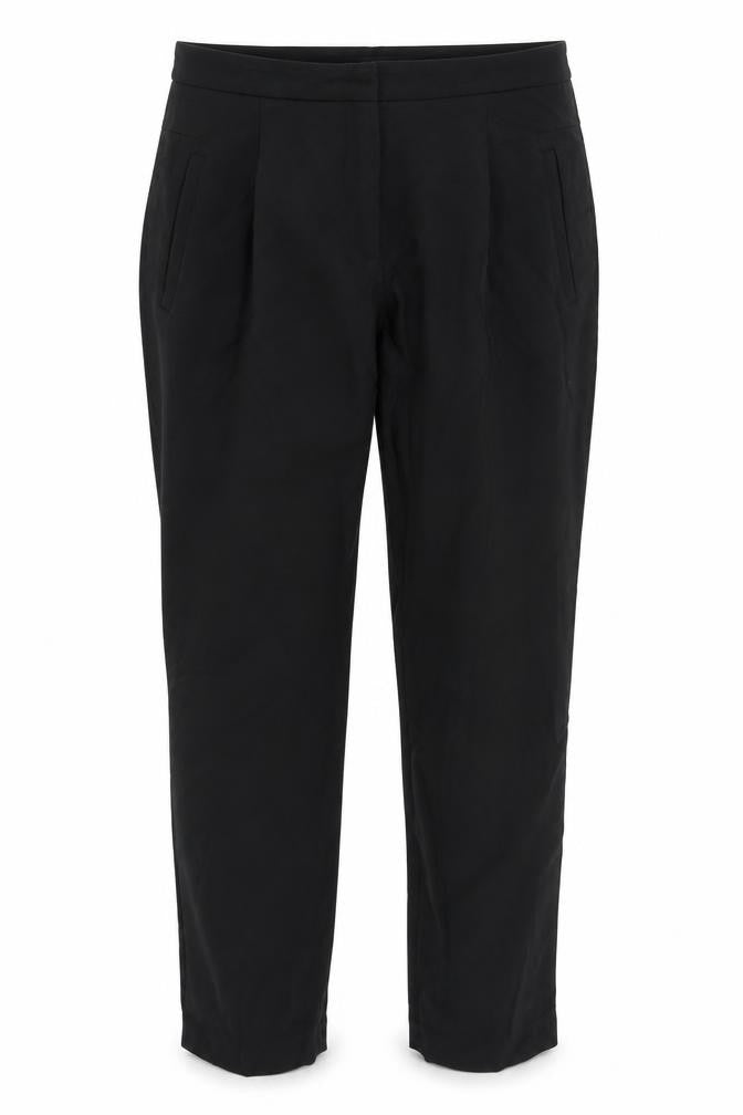 Womens UK Size 4 Zara Regular Fit  Black Trousers
