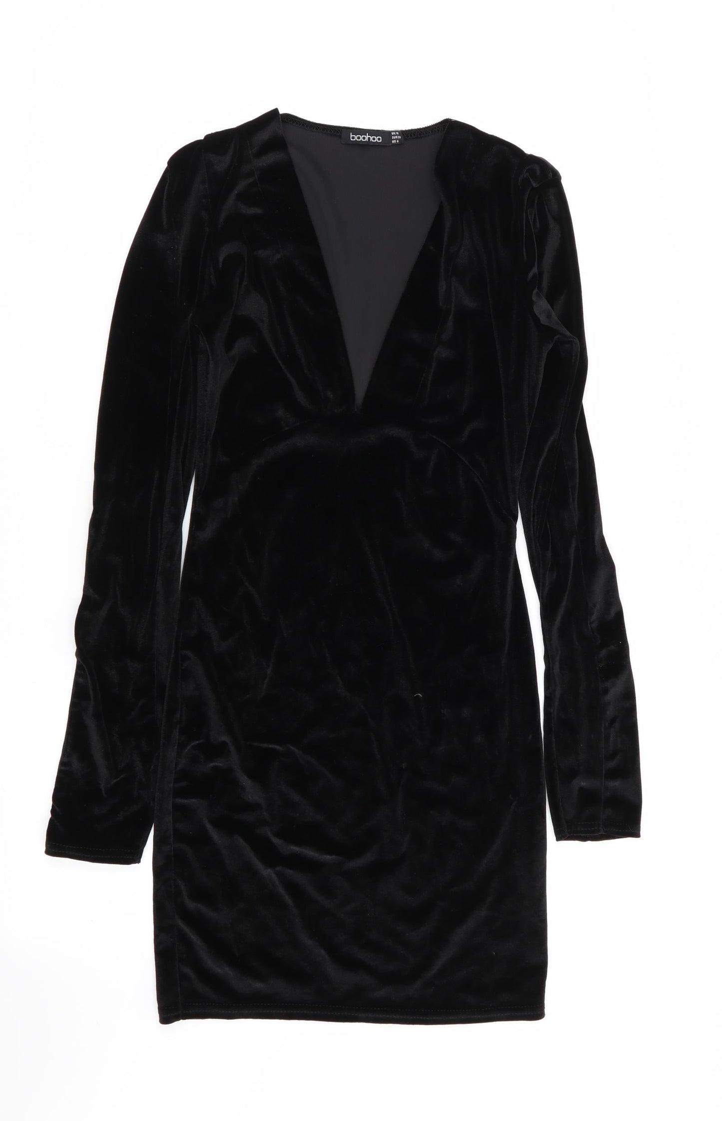 Boohoo Womens Black   Fit & Flare  Size 10