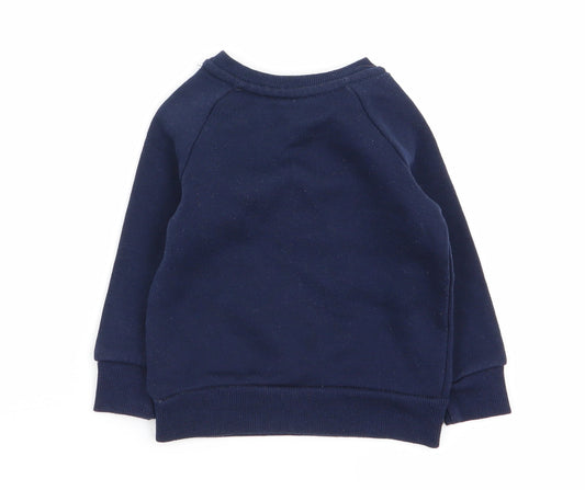 Primark Girls Blue   Pullover Jumper Size 6-9 Months