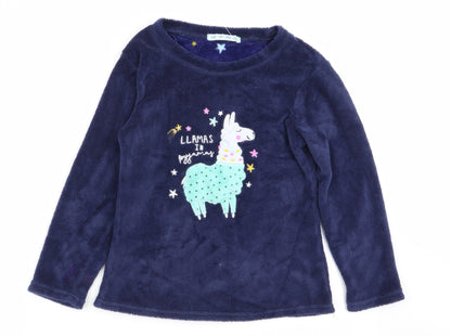 just like you Girls Blue Batik  Top Pyjama Top Size 10-11 Years