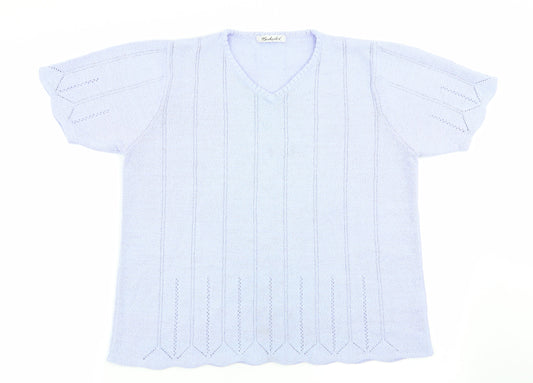 Berkertex Womens Purple   Basic T-Shirt Size 14