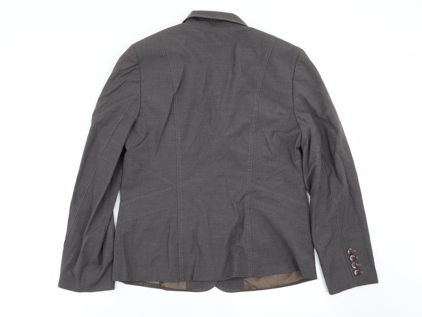 oscar b Womens Brown   Jacket Blazer Size 12