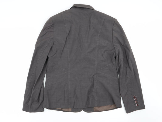 oscar b Womens Brown   Jacket Blazer Size 12