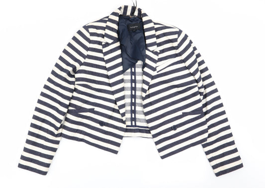 Autograph Womens Multicoloured Striped  Jacket Blazer Size 8