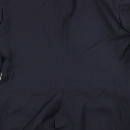 Mens UK Size 38 M&S Regular Blue Suit Jacket