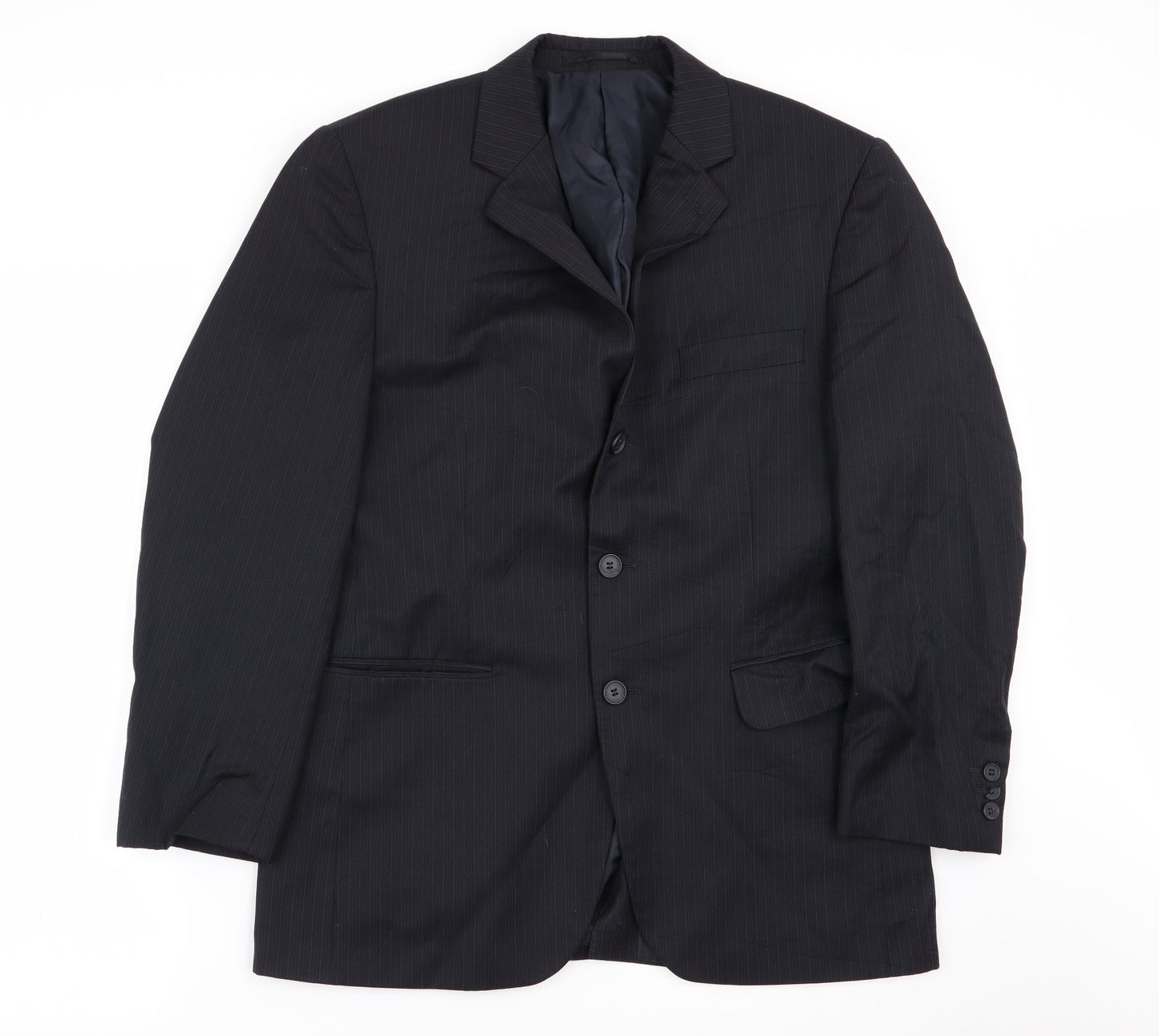 Mens UK Size 38 Burton Regular Blue Suit Jacket
