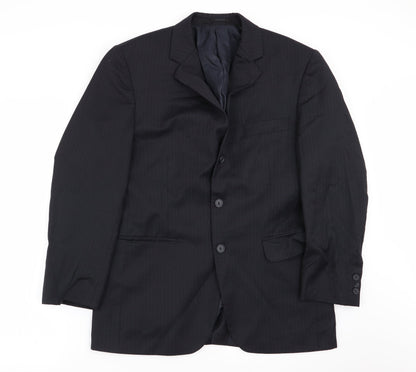 Mens UK Size 38 Burton Regular Blue Suit Jacket
