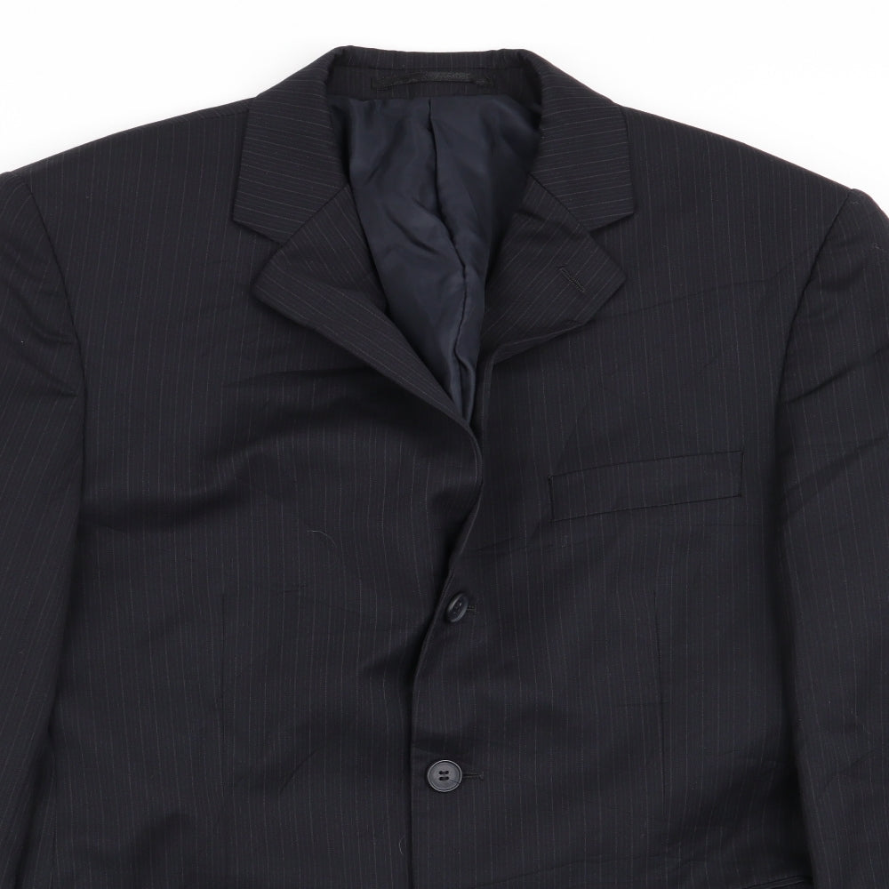 Mens UK Size 38 Burton Regular Blue Suit Jacket