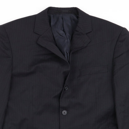 Mens UK Size 38 Burton Regular Blue Suit Jacket