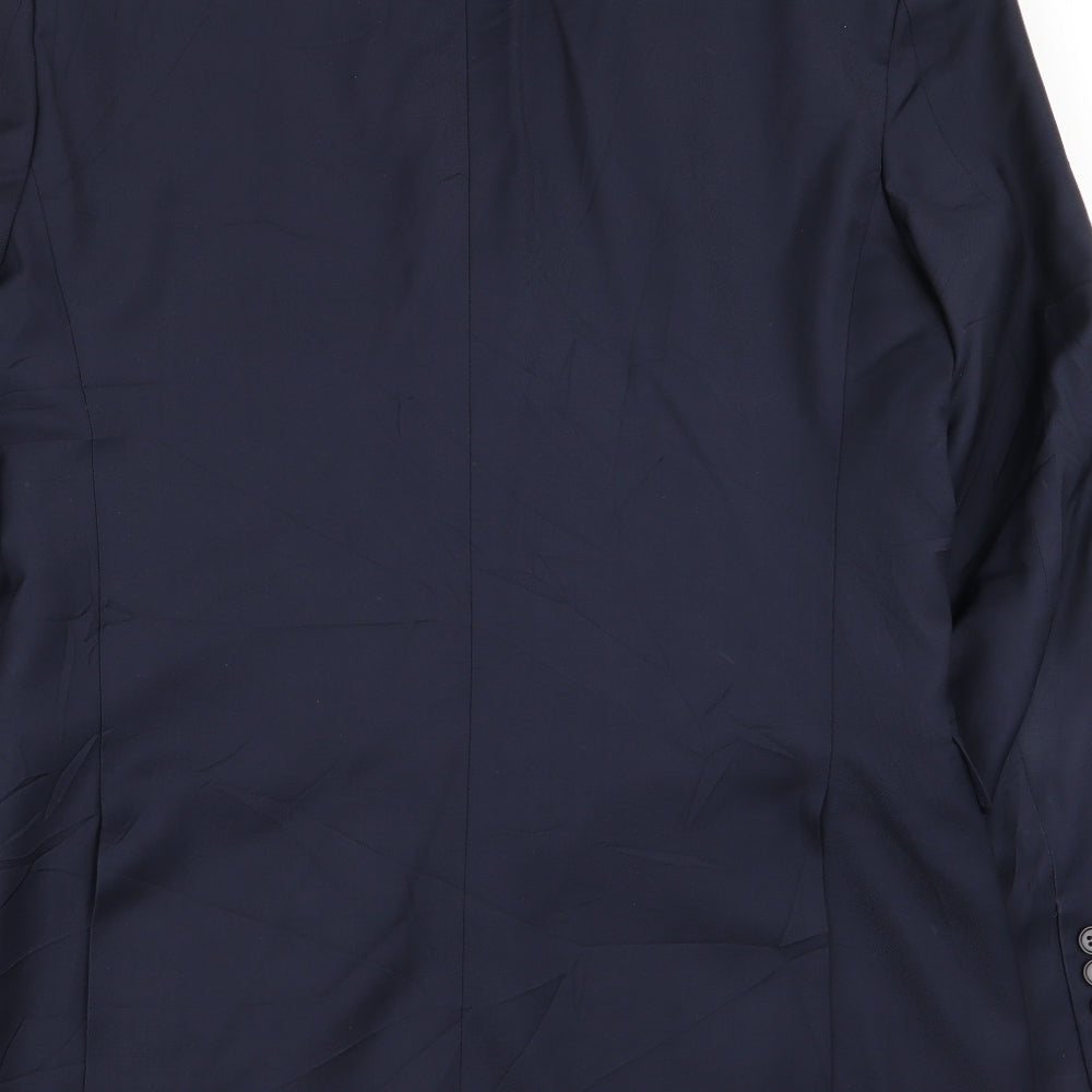 lanficio Mens Blue   Jacket Blazer Size 38