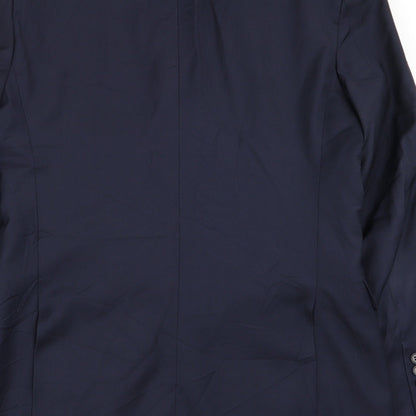 lanficio Mens Blue   Jacket Blazer Size 38