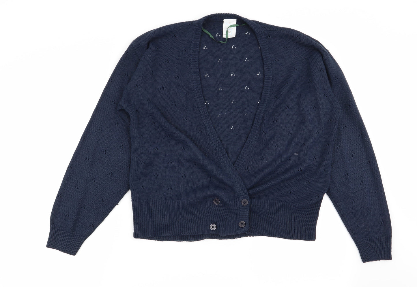 Womens UK Size 12 Littlewoods Blue Cardigan Jumper