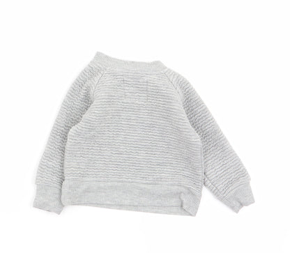 early days Boys Grey   Pullover Jumper Size 6-9 Months
