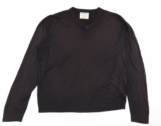 Burton menswear Mens Brown   Pullover Jumper Size L