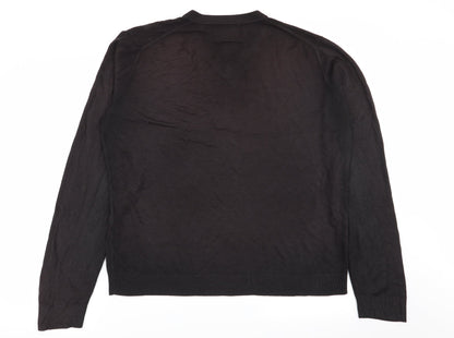 Burton menswear Mens Brown   Pullover Jumper Size L