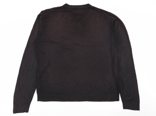 Burton menswear Mens Brown   Pullover Jumper Size L