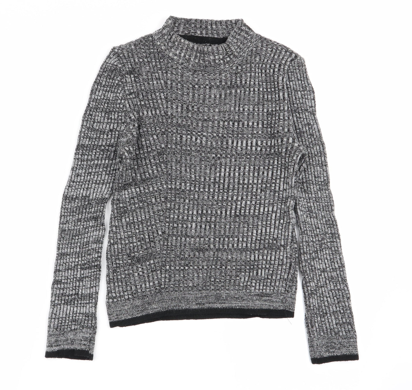 Womens UK Size S Topshop Grey Pullover Jumper