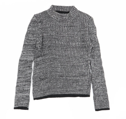 Womens UK Size S Topshop Grey Pullover Jumper